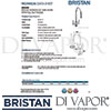 Bristan Beeline Sink Tap Dimensions